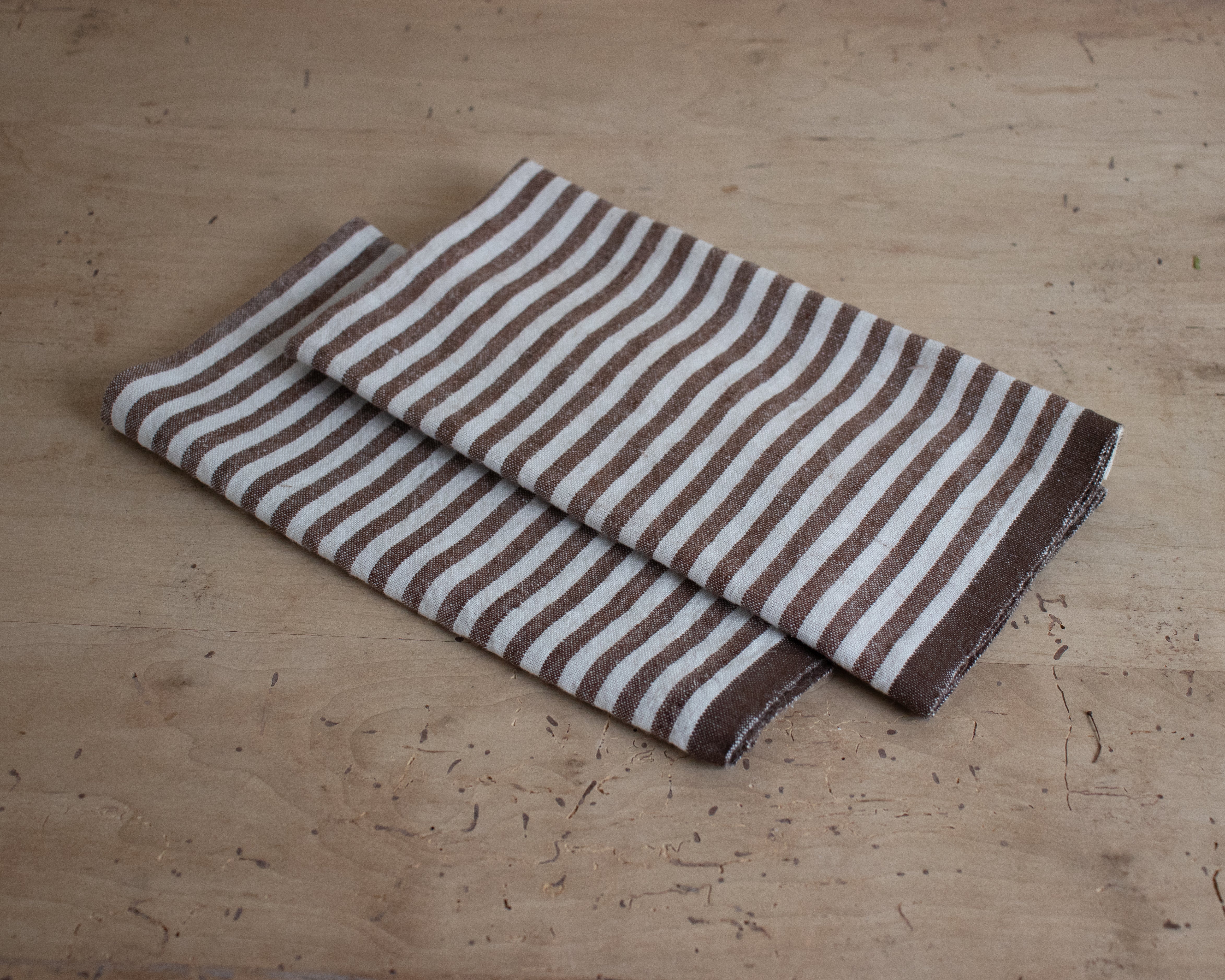 Linen Ticking Stripe Napkin