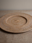 Light Woven Rattan Charger