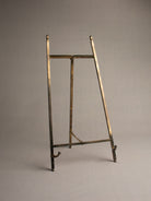 Table top tabletop brass display stand