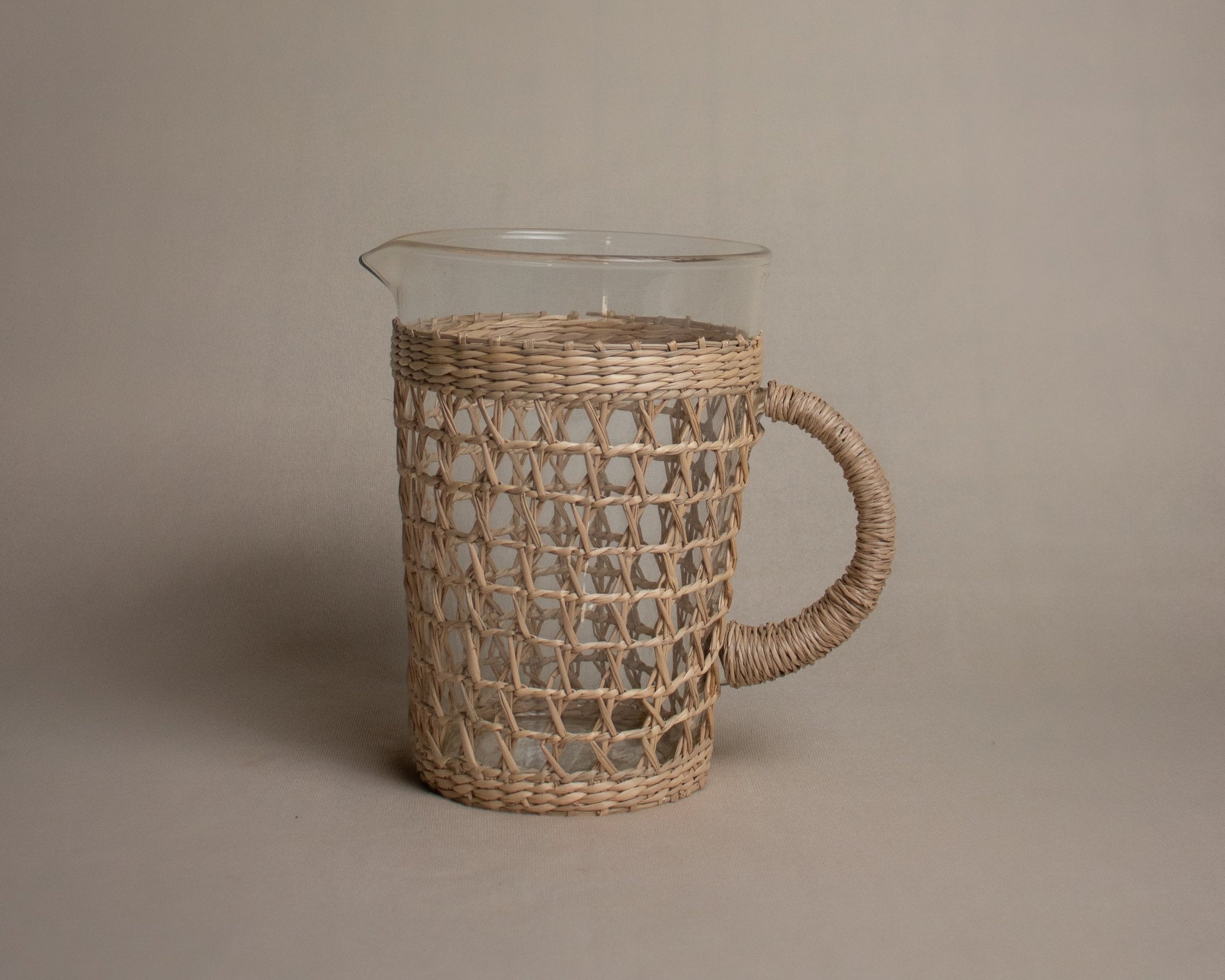 Woven Seagrass Pitcher